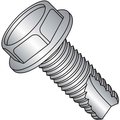 Kanebridge Thread Cutting Screw, 3/8"-16 x 1-1/4 in, 18-8 Stainless Steel Hex Head Hex Drive 37203W188